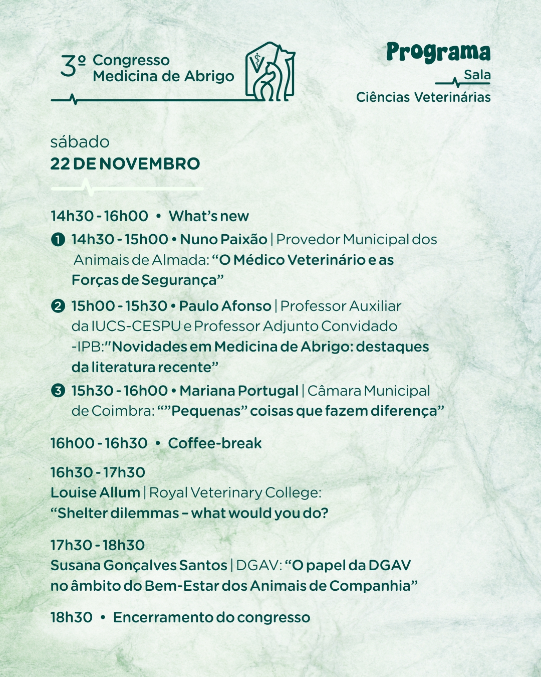 Programa Ciências Veterinárias Tarde 22